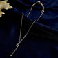 Letter G Chain Necklace Short Lengthened Clavicle Chain Simple Titanium Steel Non-fading Chain Necklace Valentine’s Day Gift for Girlfriend Jewelry