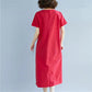 Women's Plus Size Loose Mid-length Dress Slim Ethnic Style Skirt