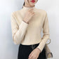 Knitting Women Sweaters and Pullovers Solid Turtleneck Slim Casual Ladies Knitted Sweater Winter