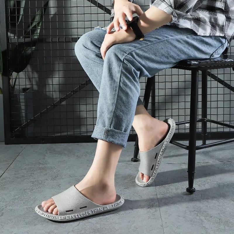 Summer Slippers Men and Women Wear Non-slip Indoor Couple Slippers