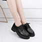 Non-slip Work Shoes Ladies Black Leather Shoes Comfortable and Soft Restaurant Kitchen Middle-aged Mother Shoes Single Shoes Flat