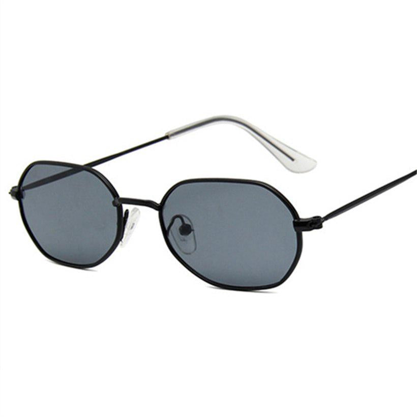 Round Sunglasses Women Fashion Luxury Barnd Designer Retro Metal Small Sun Glasses Vintage Yellow Gl