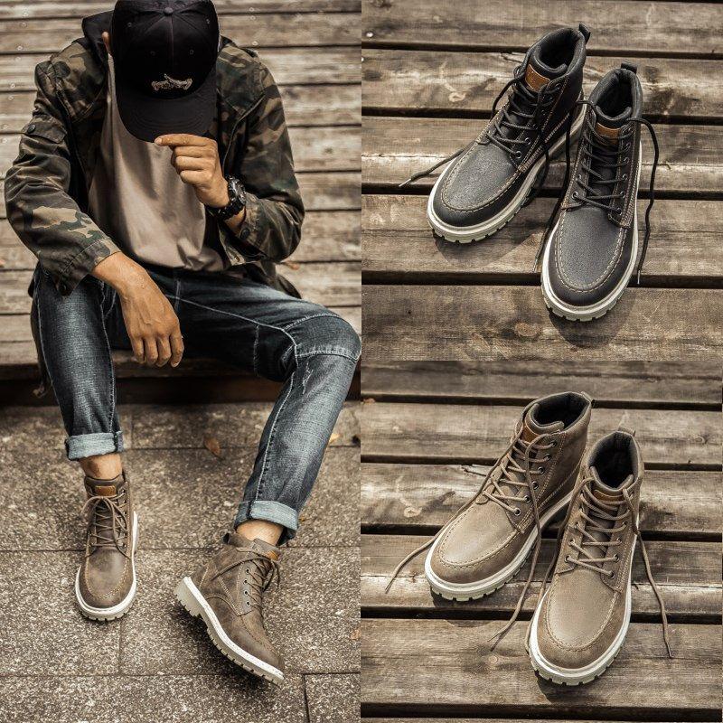 Breathable Martin Boots Men's Boots High-top Men's Shoes Work Boots Desert Boots Combat Boots