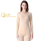 Autumn Clothes Women's Cotton Thin Section Pure Cotton Sweater Slim Base Thermal Underwear Suit Winter