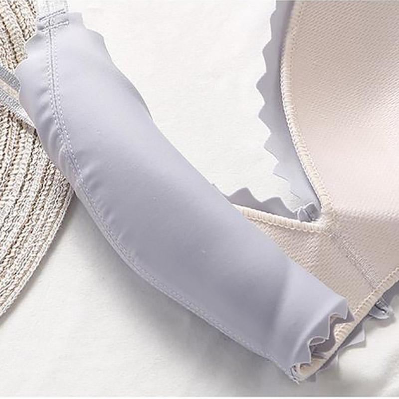 Thin Ice Silk Sexy Skin-Friendly Gathering No Steel Rings Receiving Secondary Breast Ladies Underwear Bra