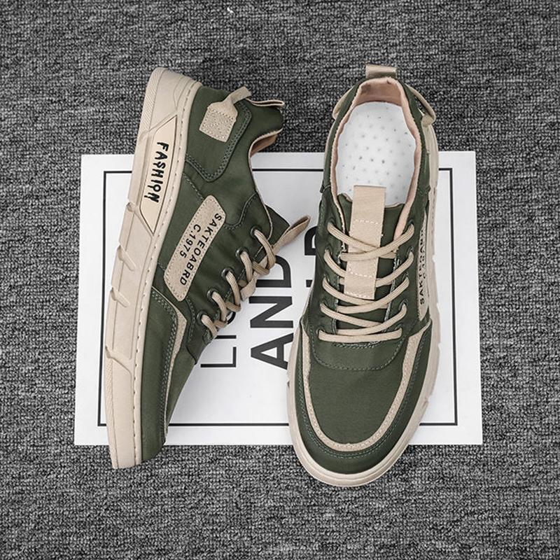 Summer Breathable Men's Shoes Korean Style Boys Board Shoes Umbrella Canvas Shoes All-match Sports Casual Shoes