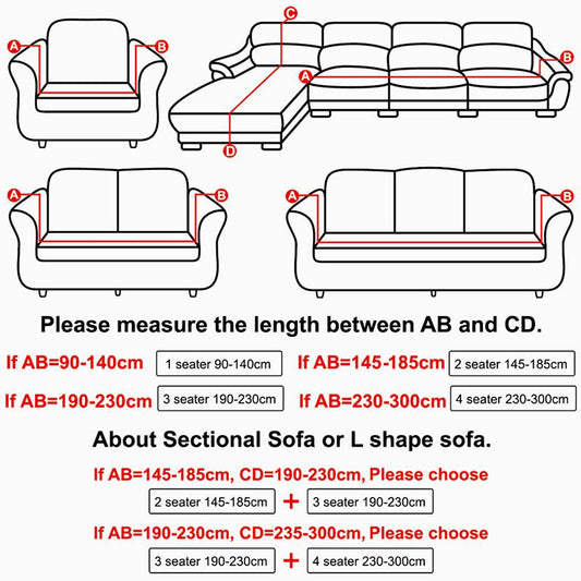 Elastic Stretch Sofa Covers all-inclusive Couch cover Sofa Slipcover Furniture Cover 1/2/3/4-seater