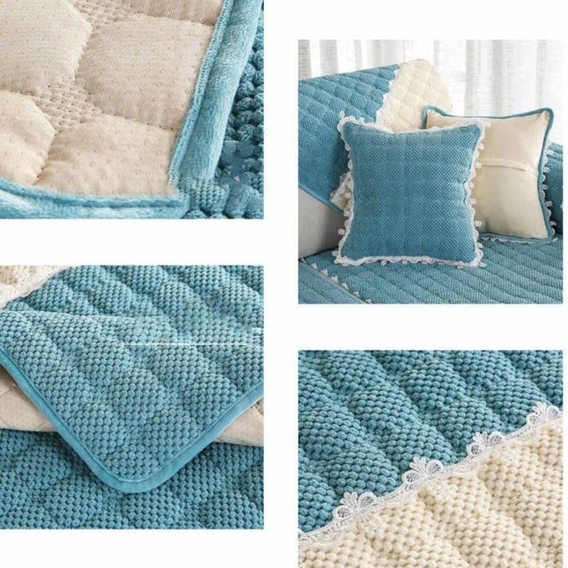 Modern Minimalist Sofa Cushion Four Seasons General Non-slip Fabric Sofa Cover Cover High-end Thick Cushion Cover Cloth Backrest Towel