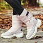 Pair of Boots Women Winter Waterproof Snow Boots Warm Christmas Shoes Fur Plus Size Martin Boots