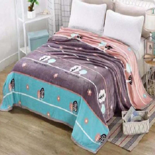 Flannel Blanket Thicken Plus Fleece Large Sheet Double Four Seasons Blanket