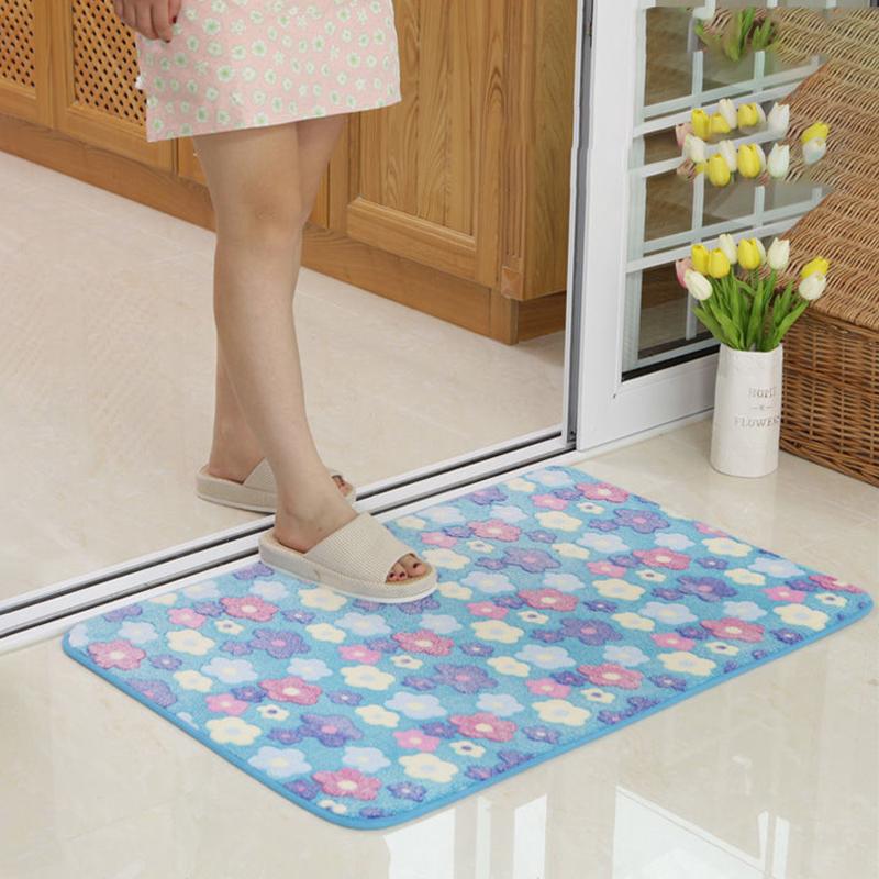 Anti-slip Absorbent Carpet Door Mat Kitchen Hallway Entrance Absorbent Non-slip Floor Mat Bathroom Bathroom Non-slip Foot Mat Bedroom Floor Mat