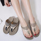 Size35-41 Summer Women Slippers Bohemian Beach Wear-resistant Waterproof Slippers Wedge Platform Leopard Print Sandals Outdoor High Heels Flip Flops