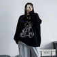 Autumn and Winter Women's Sweater Korean Loose Print Pullover Sweater Cute Round Neck Top
