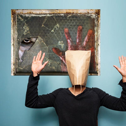 Halloween Ghost Festival Bar ktv Haunted House Window Wall Sticker Mural Holiday Gift Custom Decor