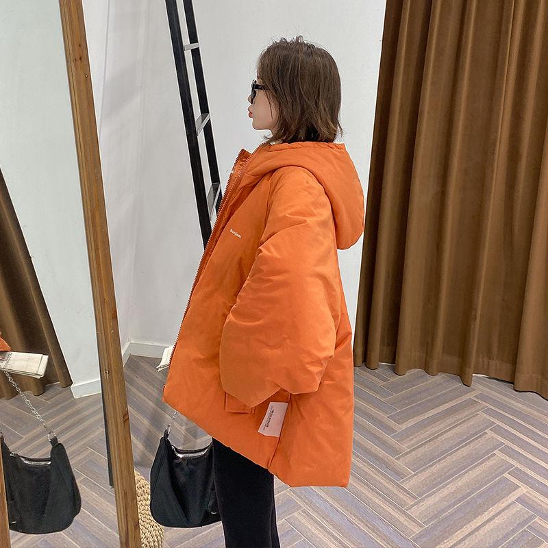Cotton Jacket Women's Short Winter Korean Version of Loose Bf Style Student Bread Jacket All-match Hooded Cotton Coat