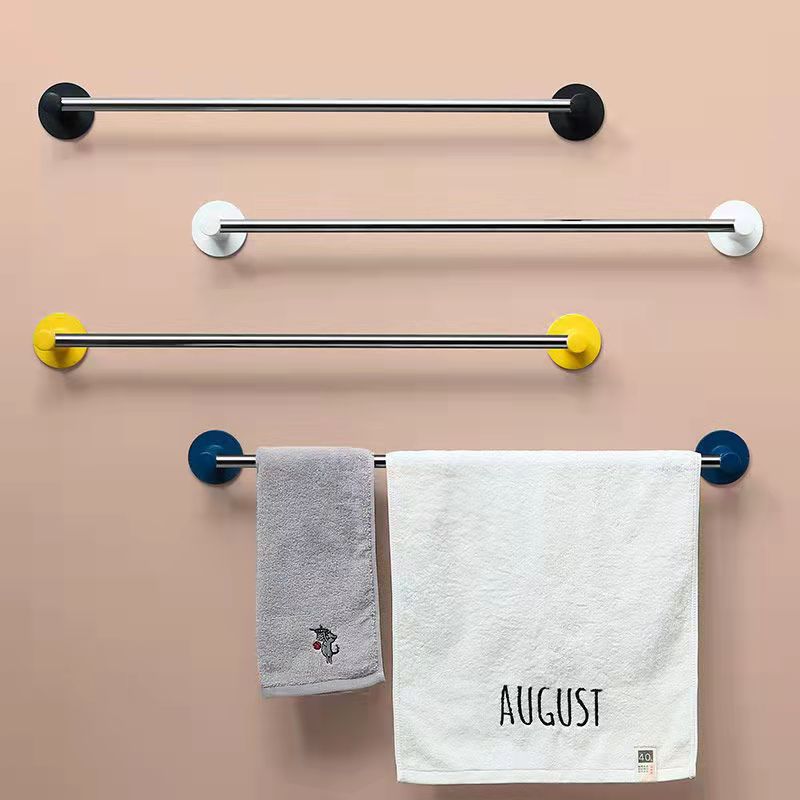 Towel Rack Rag Rack Slipper Rack Bathroom Toilet Towel Bar Kitchen Single Rod Thickened Simple Rack Multi-color Optional Hanging Rack
