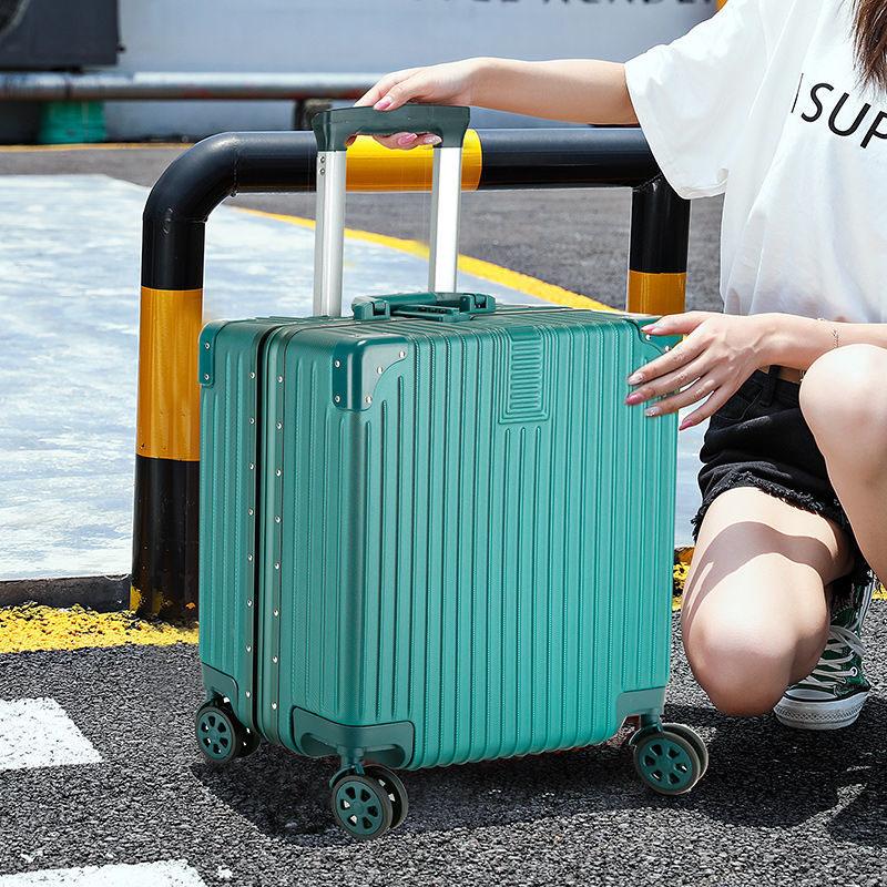 Men and Women Boarding Case 18/20 inch Suitcase Trolley Case Universal Wheel Sliding and Rolling Travel Luggage Trunk