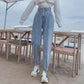 Design Harlan Jeans Female Loose Model High Waist Radish Pants Old Trousers