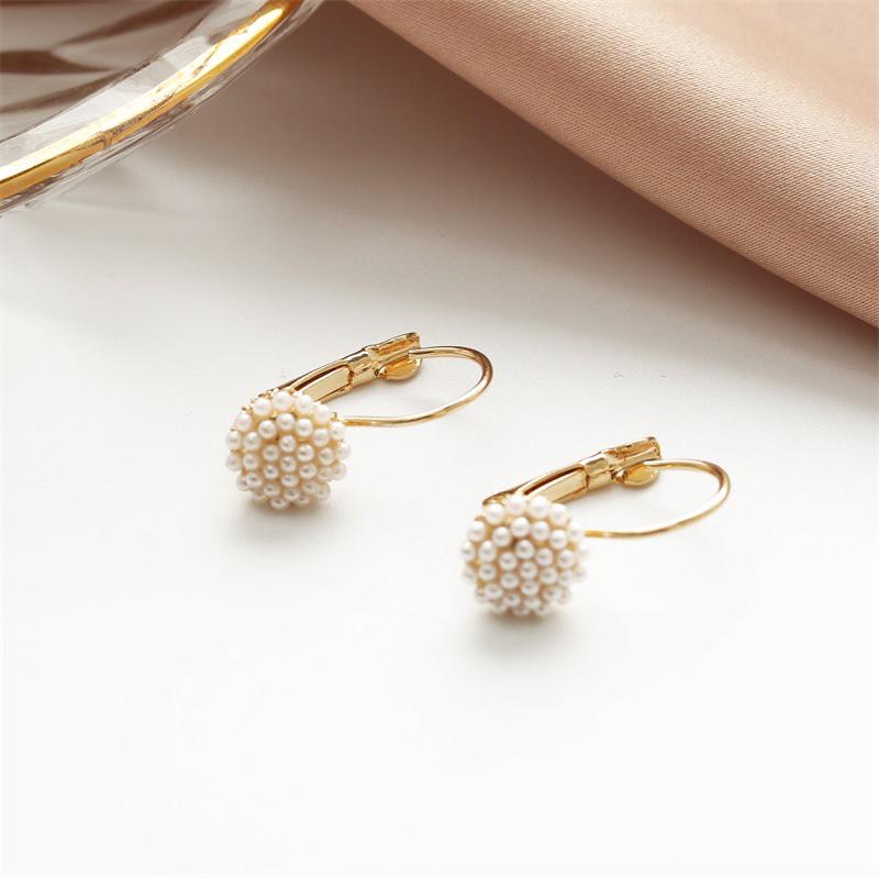 Jewelry Fashion Earrings Cute Hypoallergenic Millet Pearl Stud Earrings