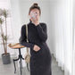 Pullover Women's Autumn and Winter New Loose High Collar Thickening Long Paragraph Bottom Skirt