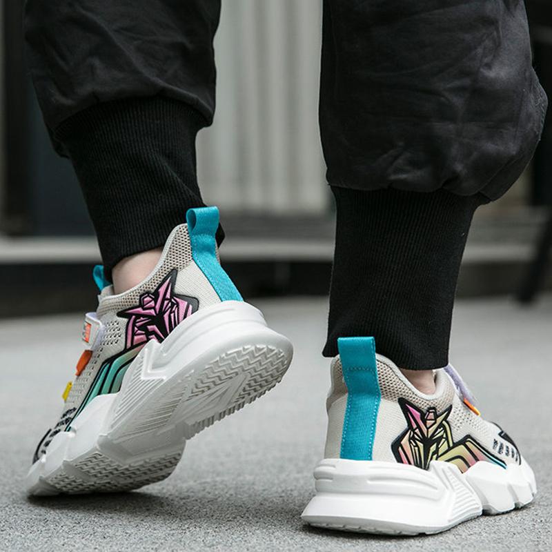 Children's Shoes Kids Spring and Summer Children's Sneakers Single Mesh Small Boys Running Big Children's Breathable Mesh Surface