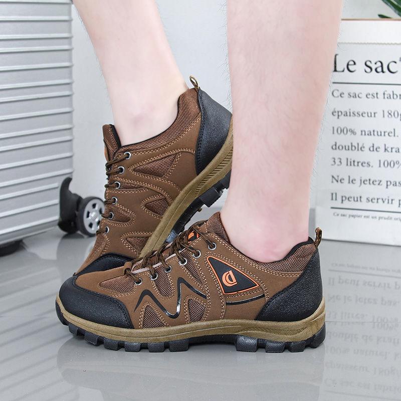 New Outdoor Hiking Shoes Men's Light Hiking Shoes Non-slip Wear-resistant Running Sports Travel Shoes Autumn Men's Shoes