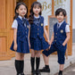 Summer Clothes Boys and Girls Vest Suit British Style Elementary School Students Suit Class School Uniforms Chorus Costumes