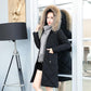 Womens Outerwear Parkas Fashion Fur Collar Winter Jacket for Women Warm Hooded Female winter Coat