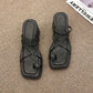 Women's Sandals Slippers Summer Cross Straps Clip-toe Non-slip Slippers Thick Bottom Heightened Wedge Flip Flops Beach Temperament All-match Sandals
