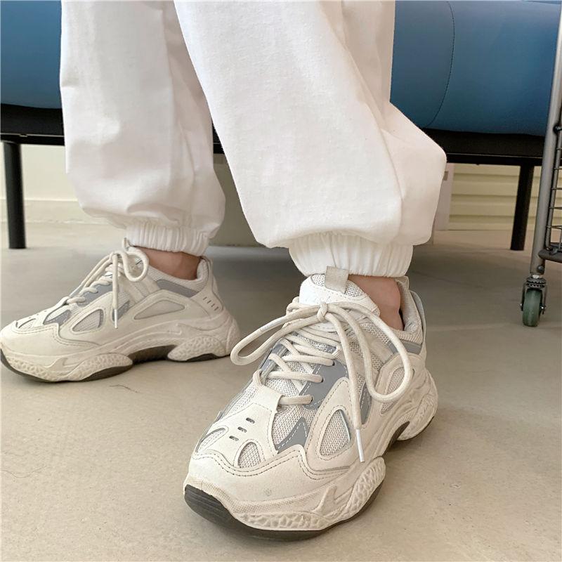 Sports Pants Women's Spring and Autumn Thin Section Net Red Salt Loose-fitting Straight Casual Trousers High Waist Harem Pants