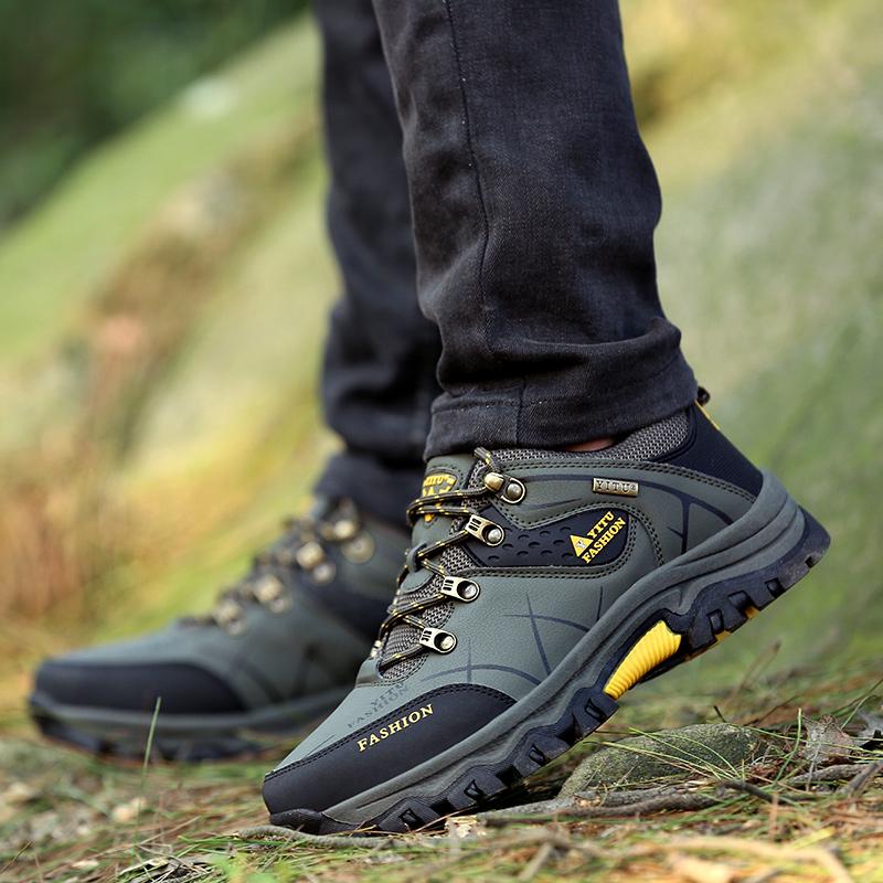 Oversized Shoes Hiking Shoes Men's Shoes Leather Shoes Outdoor Leisure Shoes Off-road Non-slip Shoes 39-47