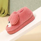 Children's Cotton Slippers Bag with Non-slip Soft Bottom for Primary School Students To Keep Warm In Winter Cartoon Cute Cotton Slippers