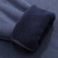 Plus Velvet Sweater Thick Half-high Collar Middle-aged Sweater Dad Wear Plus Fat To Increase Loose Top Warm Sweatshirts