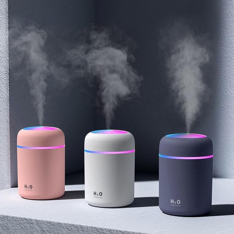 300ml Color Light Air Humidifier USB Portable Electric Sprayer Aroma Diffuser for Home Office Car
