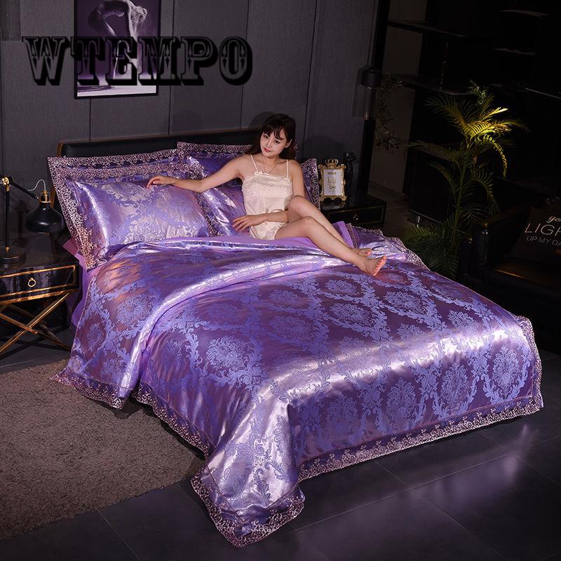 Luxury Princess Bedding Sets King/Queen Size Bed set Egyptian Bedsheet Duvet Cover