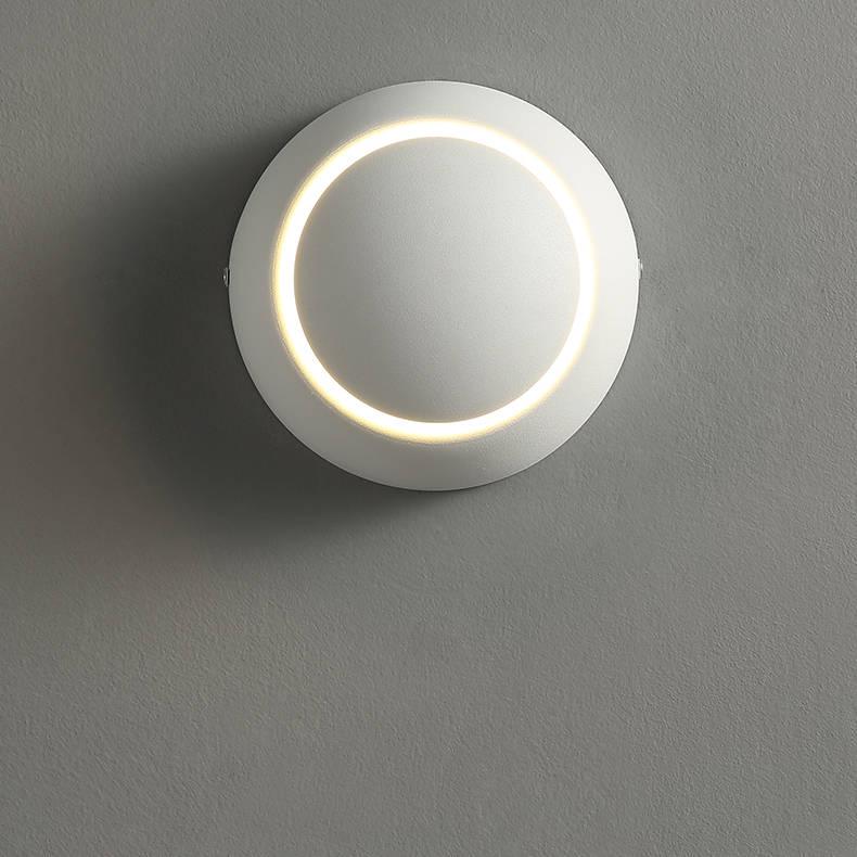 LED Wall Lamp 360 degree rotation adjustable bedside lights creative wall lamp aisle round lamp