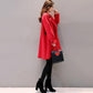 Winter Coat Slim Lace Overcoat Women Woolen Jacket 2019 Casual Long Sleeve Women Woolen Jacket