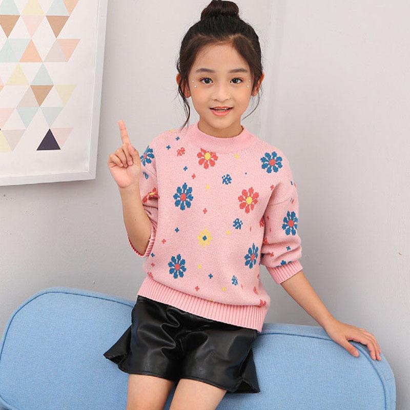 Autumn Baby Girls Boys Sweaters Coat Kids Knitting Pullovers Tops Baby Boys Girls Cartoon Long Sleeve Sweaters