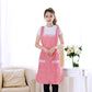 Apron Women's Double Layer Anti-oil Princess Waist Skirt Kitchen Smock Adult Housework Overalls Cute Maid Apron Ruffle