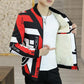 Autumn and Winter Plus Velvet Jacket Men's Self-cultivation Casual Thick Warm Loose Large Size Jacket Men