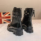 Women's Martin Boots Increased Tide Brand British Style Short Boots All-match Trendy Platform Boots