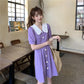 Female Summer Sweet Doll Collar Waist Show Thin Super Elegant Short Sleeve Slim Little Fresh Dress