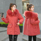Winter Down Padded Jacket Women's Mid-length Padded Jacket Women's Overcoming Loose Padded Padded Jacket