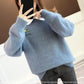 Autumn and Winter Loose Sweater Mink Velvet Knitted Jacket Fashion Simple Young Women's Top