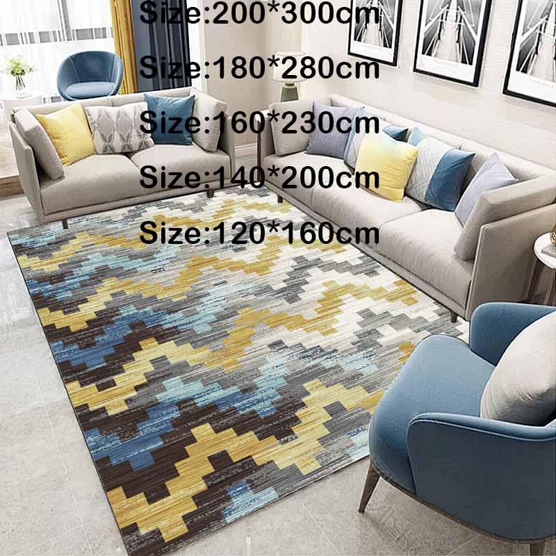 Room mat European style living room carpet coffee table sofa cushion home bedroom