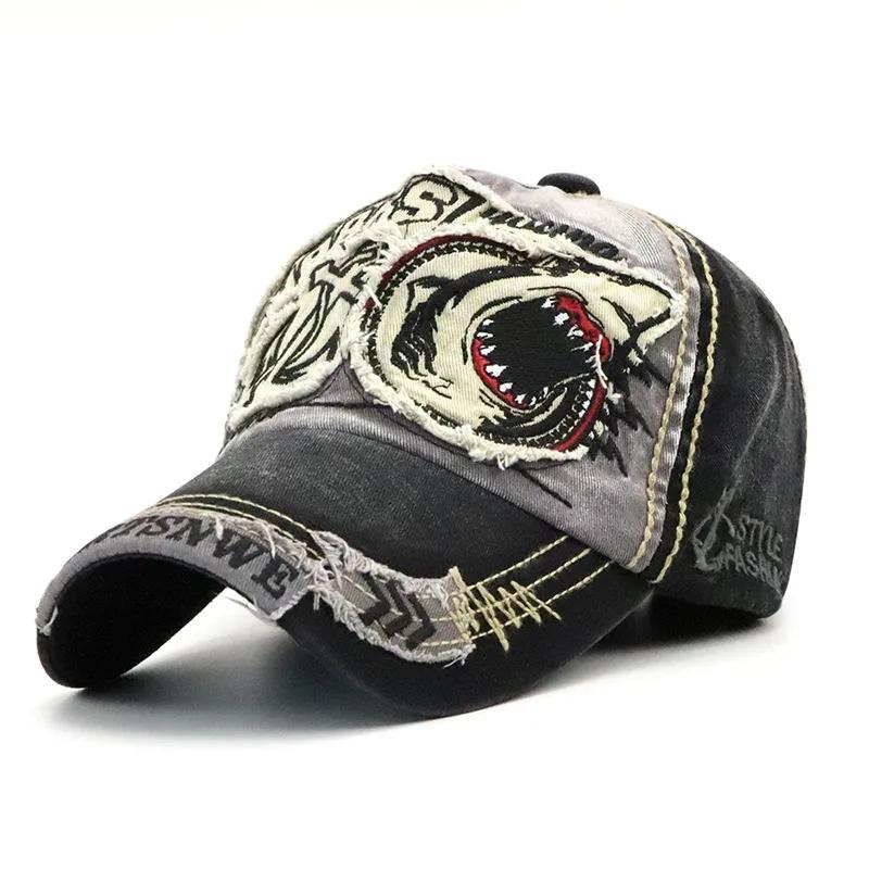 Men's Outdoor Hat Baseball Cap Men's Cap Cotton Peaked Cap Trend Versatile Sun Cap Sunscreen Cap