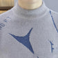 Autumn and Winter Men's Sweatshirts Thickened Warm Sweater Mink Velvet Half High Neck Men's Knitted Sweaters