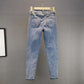 Skinny Jeans Ladies Trend Spring Summer and Autumn High Waist and Thin Pencil Pants