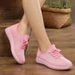 Cloth Shoes Women's Mesh Shoes Breathable Leisure Sports Low-top Non-slip Running Shoes