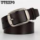 Men's Belt Rotate Pin Buckle Waistband Men Genuine Leather Male Belt Ceinture